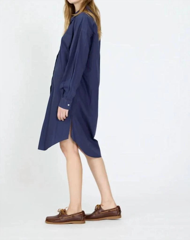 LMND Chiara Maxi Dress In Navy 2