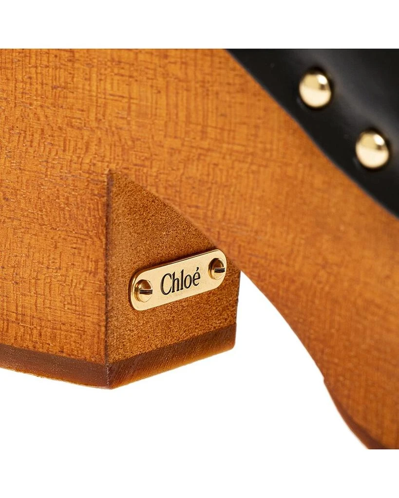 Chloé Chloe Jeannette Leather Wedge Clog 5