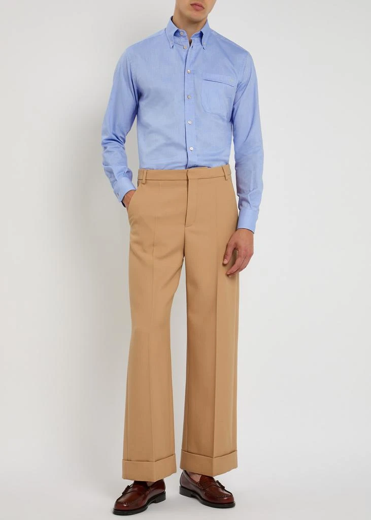 Valentino Logo-embroidered cotton Oxford shirt 4