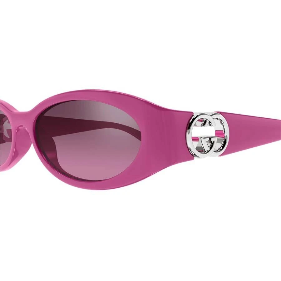 Gucci Gucci Pink Mirrror Gradient Oval Ladies Sunglasses GG1660S 003 54 3
