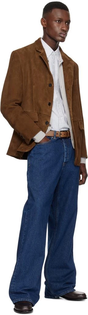 Andersons Tan Contrast Stitch Trimmed Belt 3