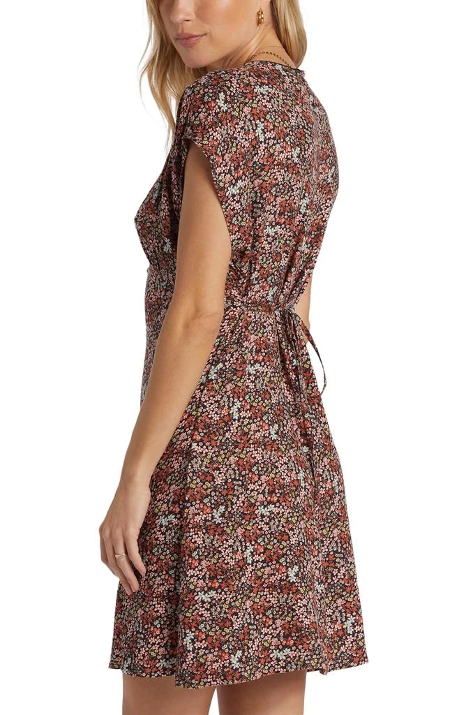 Billabong Bright Skies Button Front Crepe Minidress 3