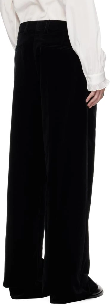 Valentino Black Velvet Trousers 3