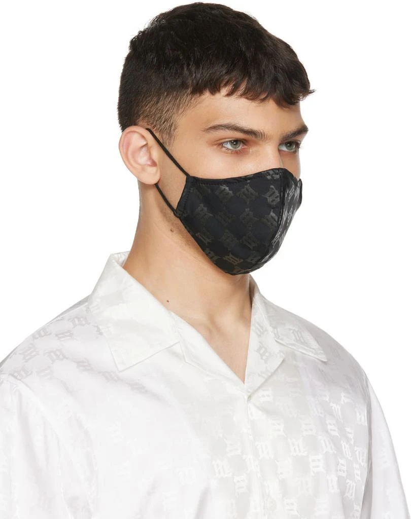 Misbhv Black Monogram Face Mask 2