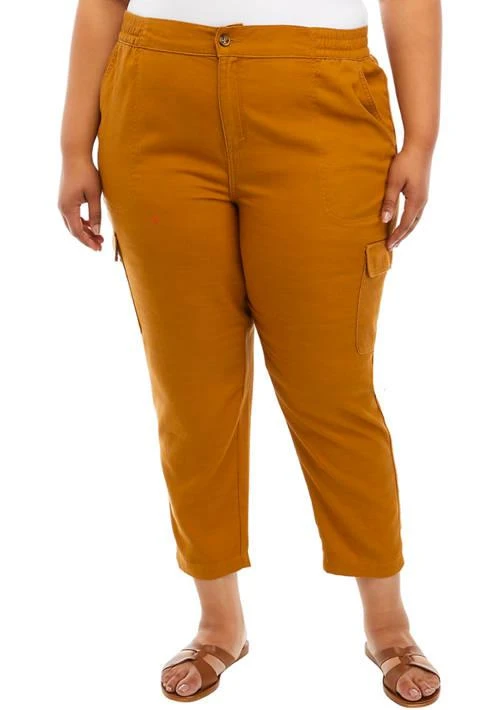 Wonderly Plus Size Relaxed Cargo Pants 1