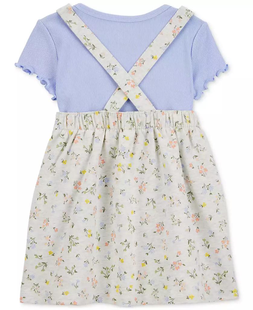 Carter's Toddler Girls Cotton Top & Floral-Print Dress, 2-Piece Set