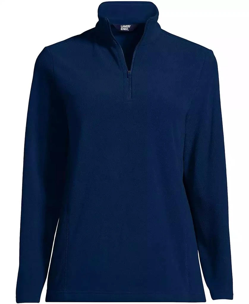 Lands' End Women's Anyweather Fleece Quarter Zip Pullover 4