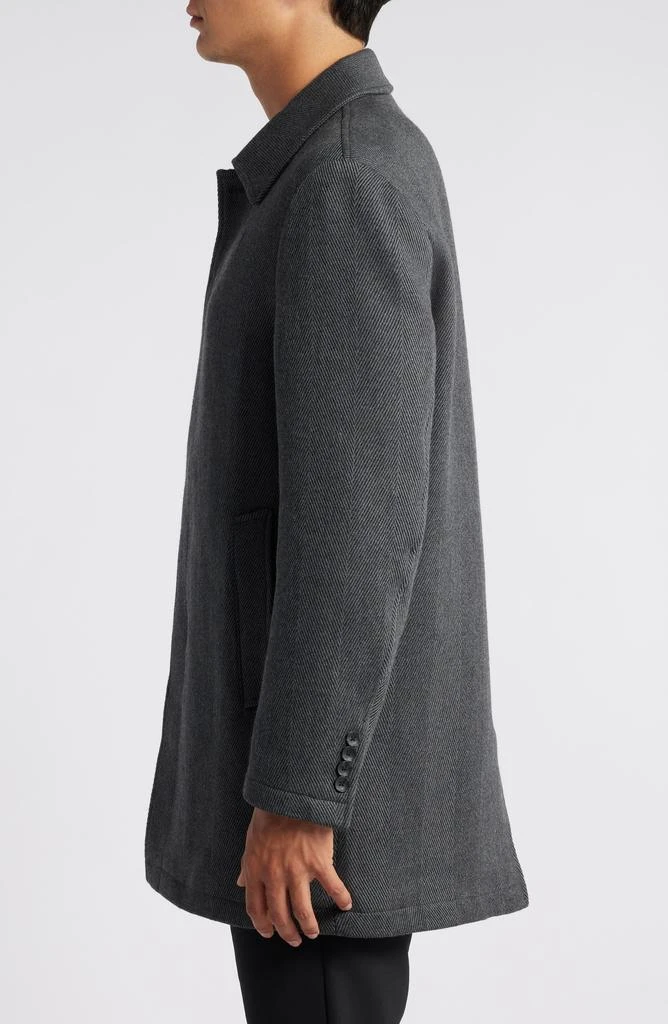 Nordstrom Wool Herringbone Coat 3