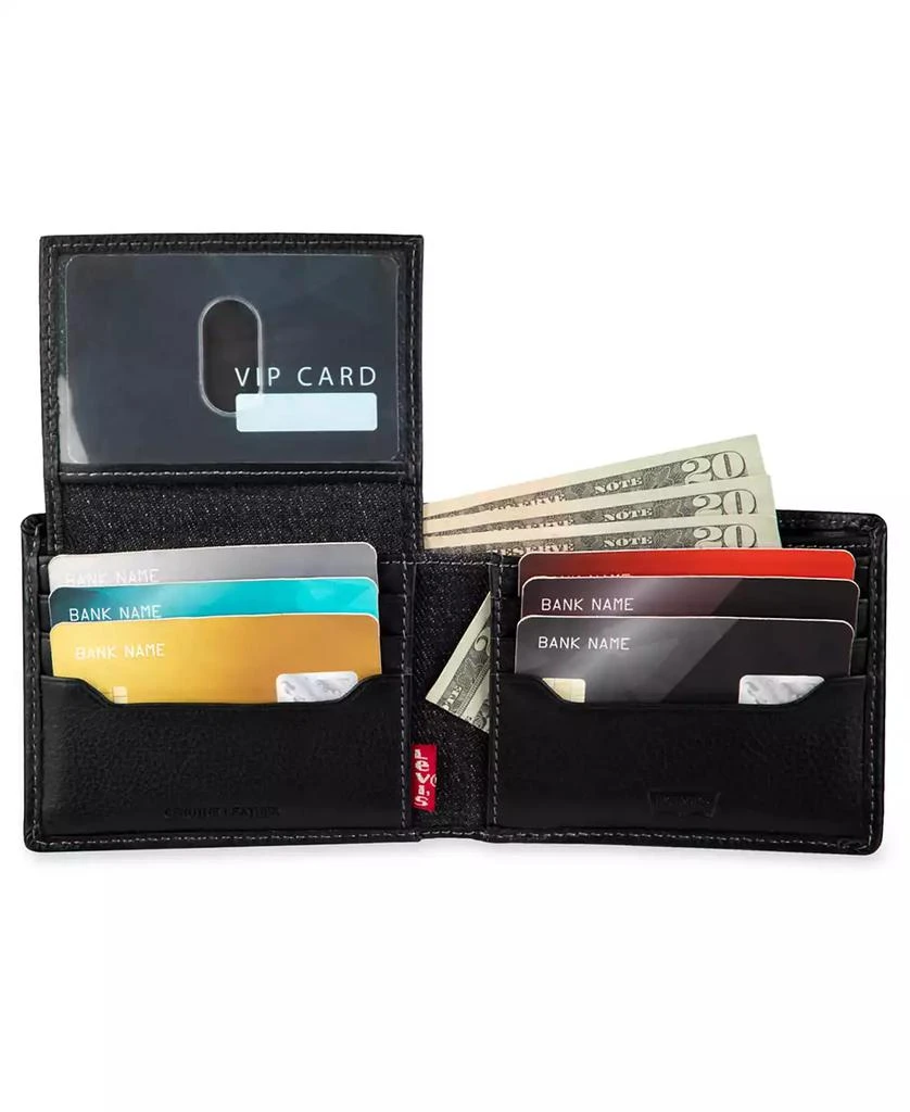 Levi's Men's Bill Divider and Ornament Passcase Wallet 6