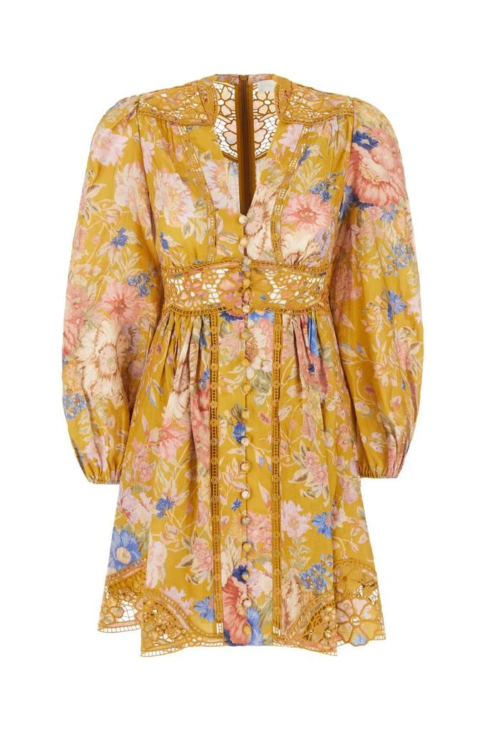 Zimmermann Zimmermann August Plunge Mini Dress 1