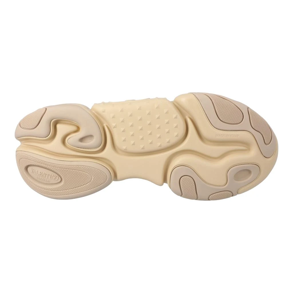 Valentino Valentino „Bubbleback“ sneakers in off-white Mesh with suede deatils 4