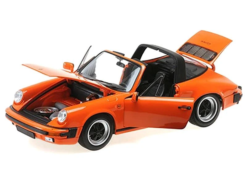 Minichamps 1983 Porsche 911 Carrera Targa 3.2 Orange 1/18 Diecast Model Car by 1