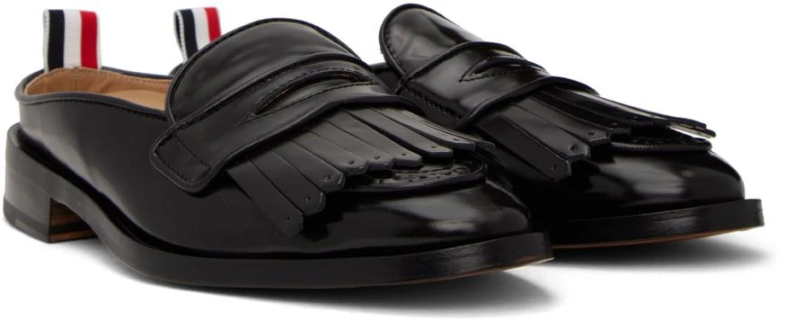 Thom Browne Black Kilt Loafers 4