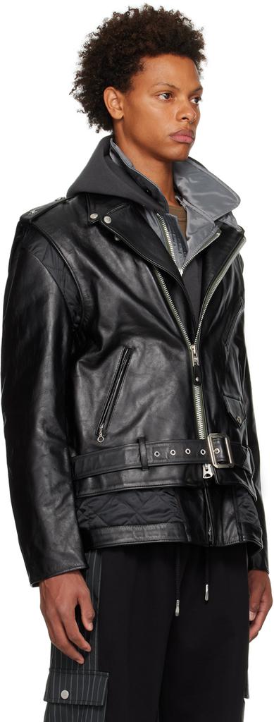 Black Schott Leather Jacket – On Sale Now with Up to 70% Off