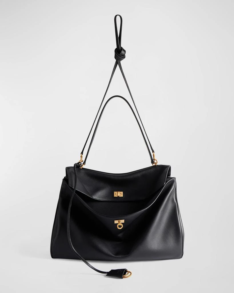 Balenciaga Rodeo Large Leather Satchel Bag 2