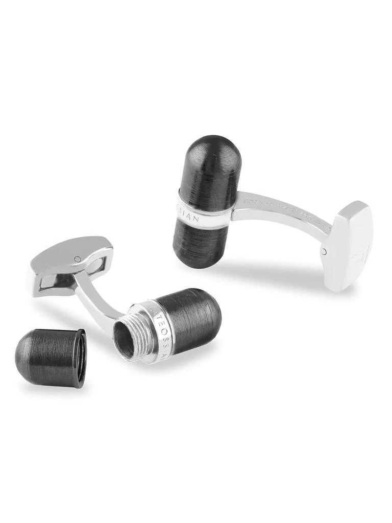 Tateossian Metallic Pill Cufflinks 4