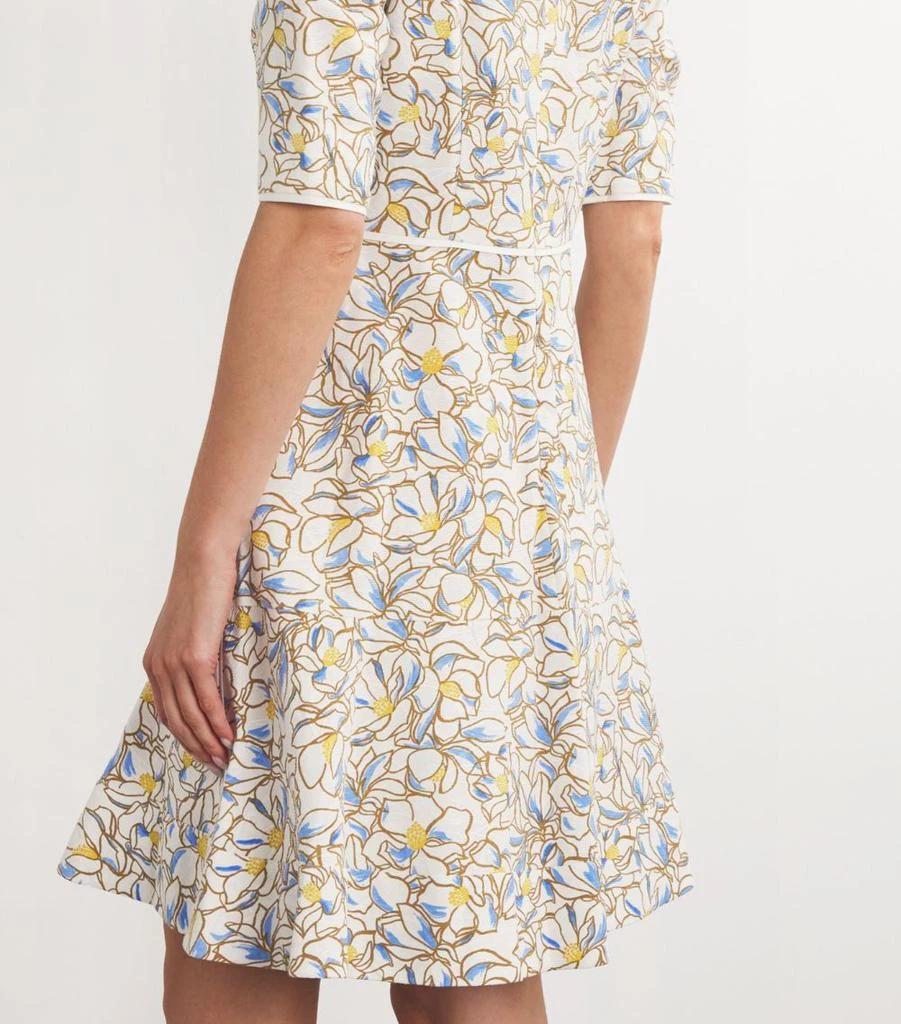 ME+EM Floral Jacquard Fit-And-Flare Dress 4