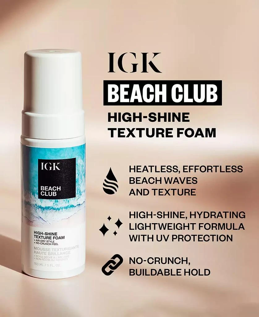IGK Hair Beach Club High-Shine Texture Foam 6