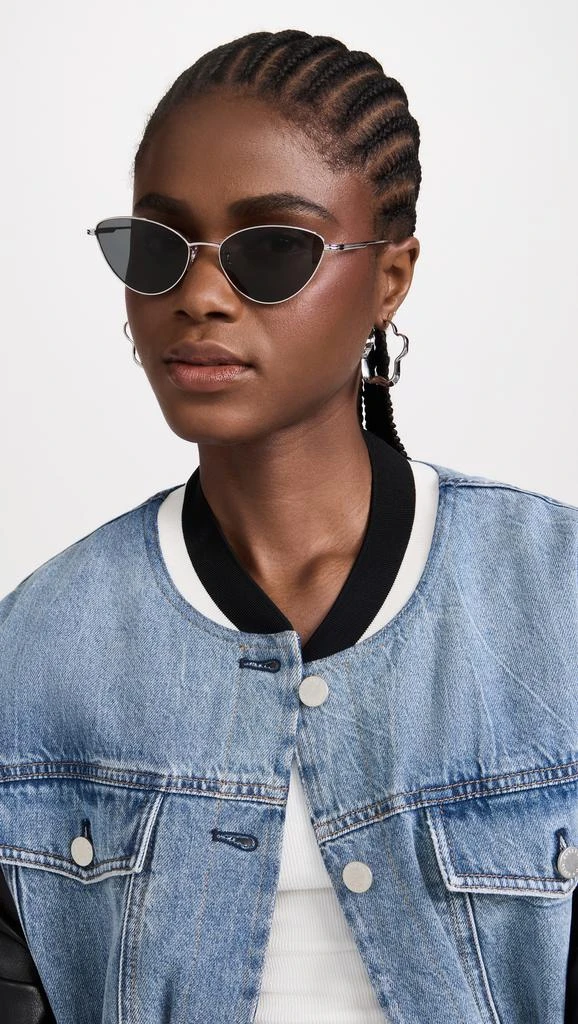 Oliver Peoples x Khaite Metal Cat Eye Sunglasses 2
