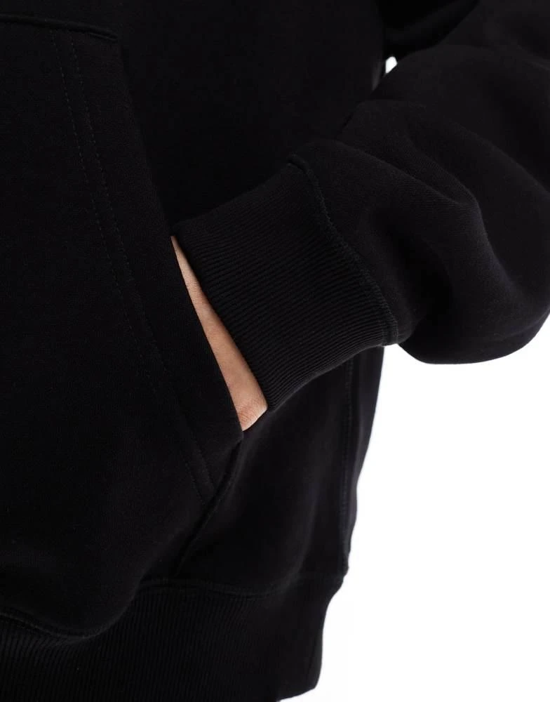 Weekday Weekday Essence hoodie in black 3
