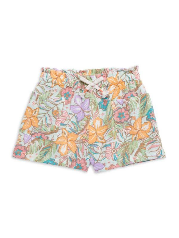Roxy Baby Girl's & Little Girl’s Floral Peplum Top & Shorts Set 2