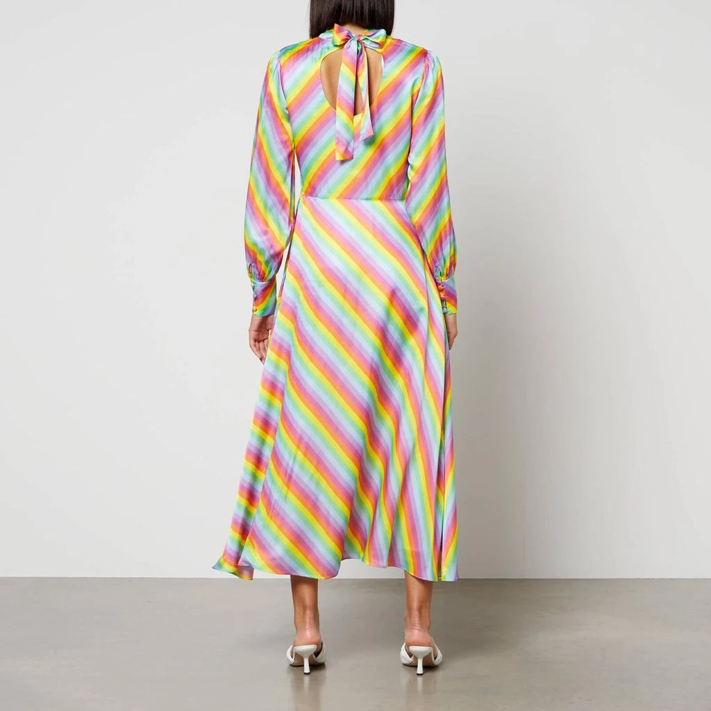 Olivia Rubin Olivia Rubin Nessie Printed Satin Midi Dress 2