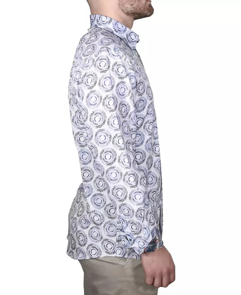 Vintage 1946 Men's Printed Long-Sleeve Woven Shirt 3