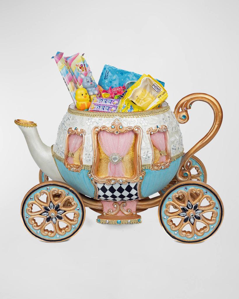Katherine's Collection Teapot Carriage Candy Bowl