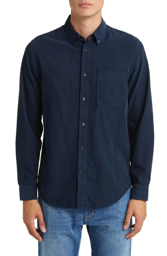 NN07 Arne 5082 Solid Button-Down Shirt 1