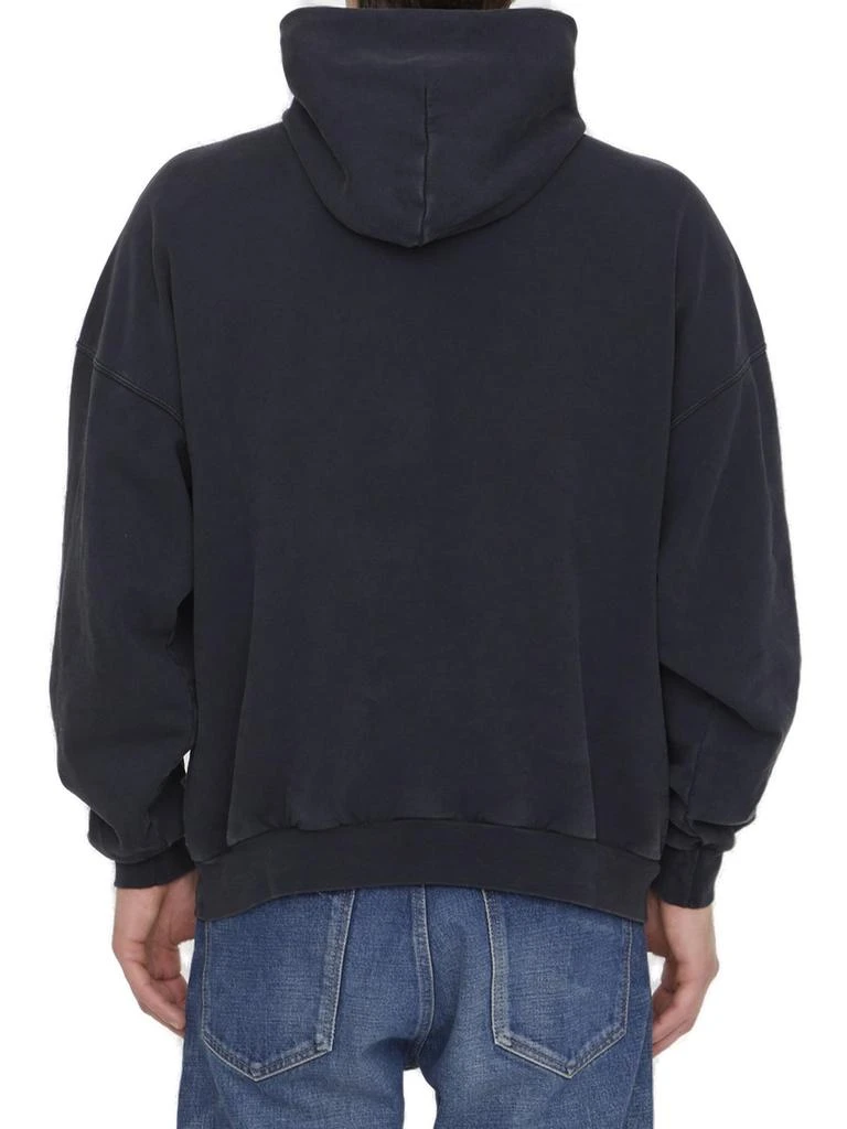 Balenciaga Balenciaga Logo Embroidered Long-Sleeved Hoodie 4