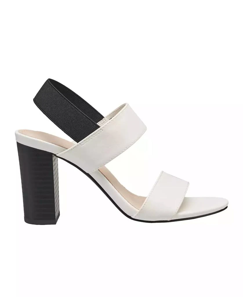 French Connection Women's Dakota Double Band Sling Back High Heel Sandals 2