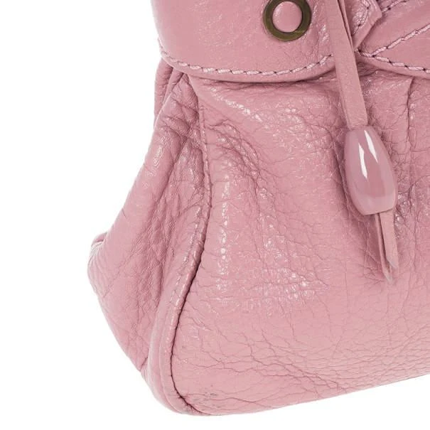 Marc Jacobs Marc Jacobs Pink Leather Lola Bag With Umbrella 7