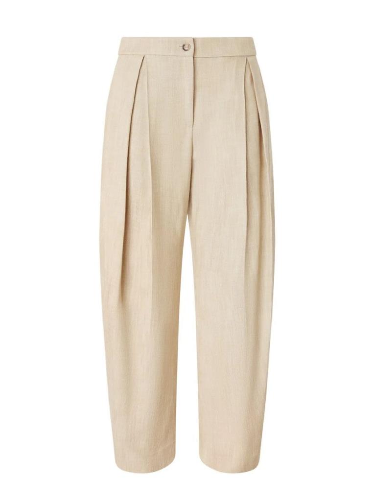 PINKO High-Waisted Trousers With Pleated Front