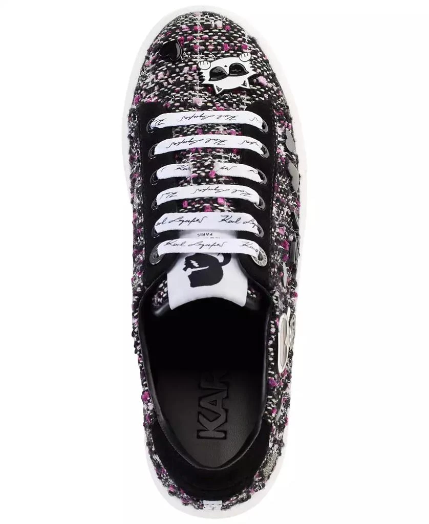 Karl Lagerfeld Paris Cate Pins Lace-Up Platform Sneakers 4