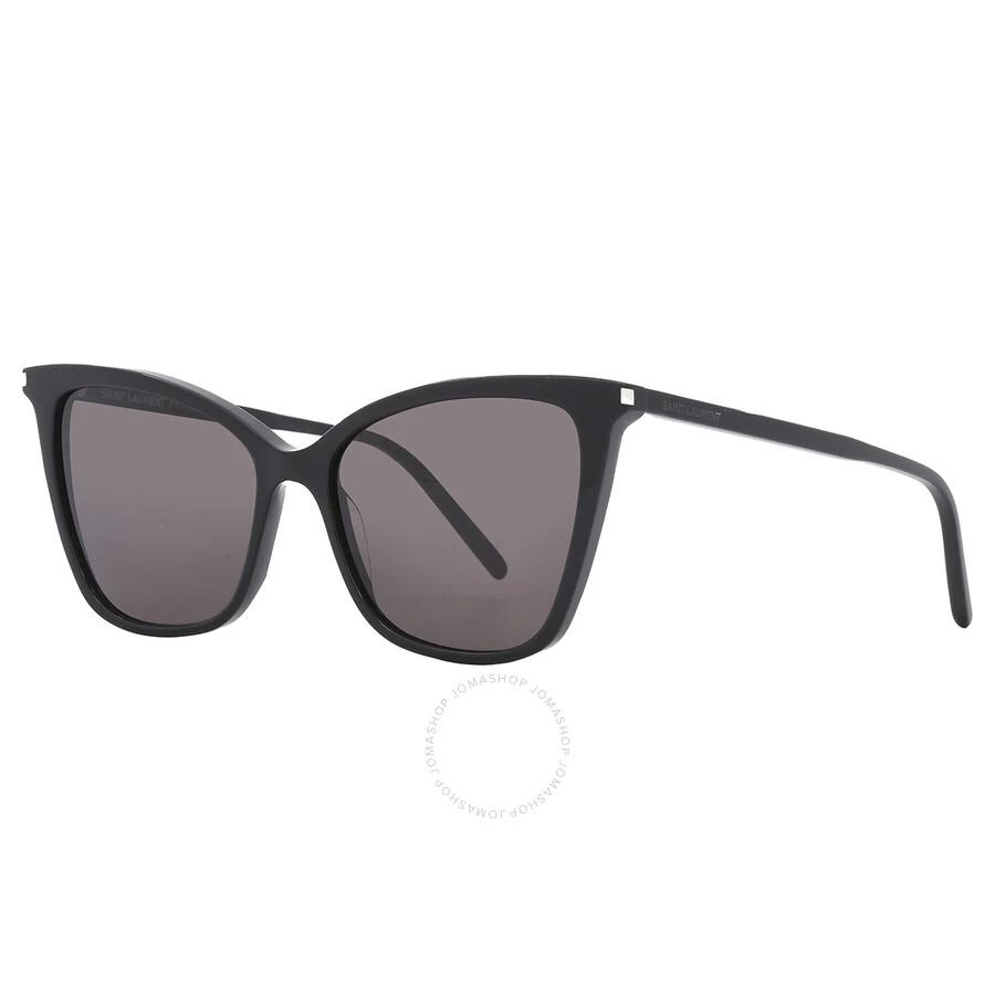 Saint Laurent Black Cat Eye Ladies Sunglasses SL 384 001 55 2