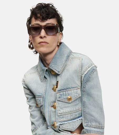 Balmain Envie square acetate sunglasses 3