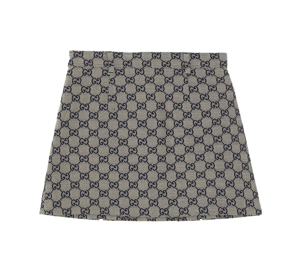 Gucci Gucci Kids GG Pleated A-Line Skirt 2