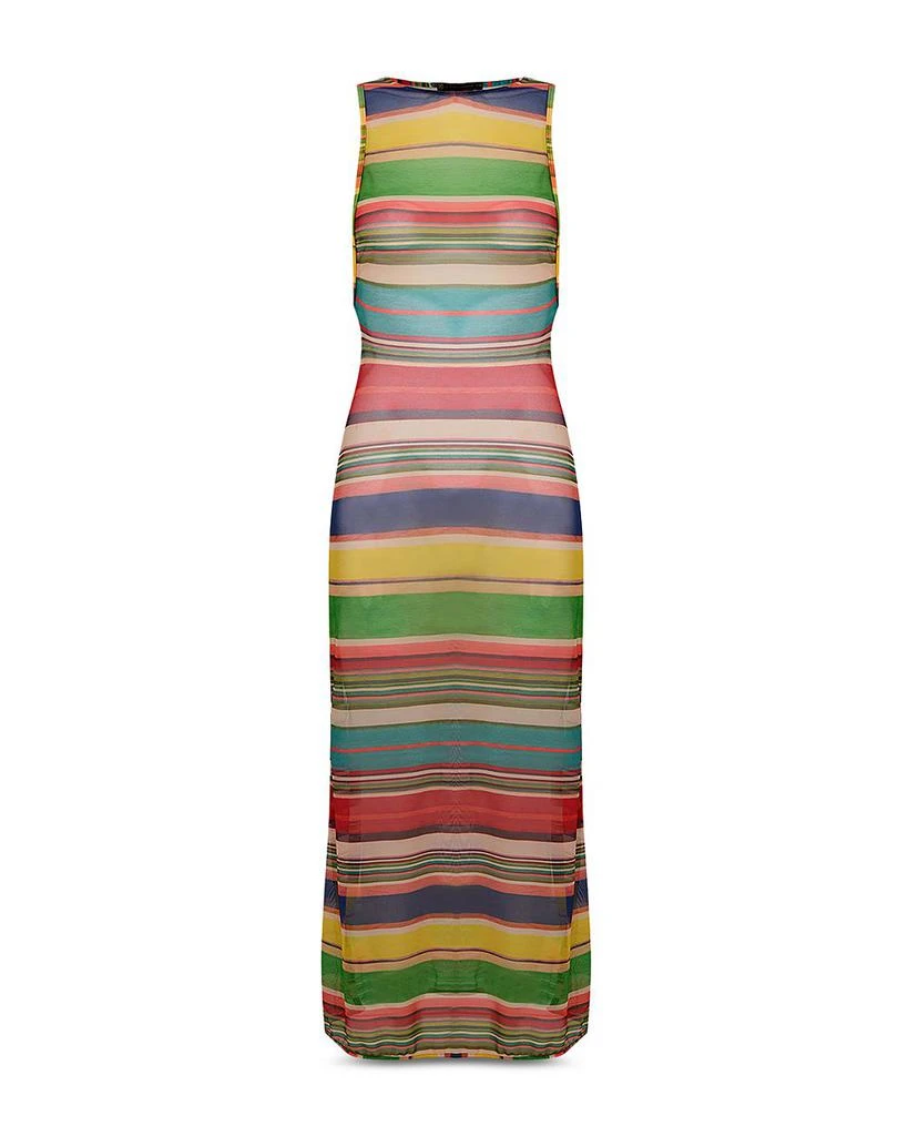 Vix Swimwear Mallorca Striped Cover-Up Dress 5