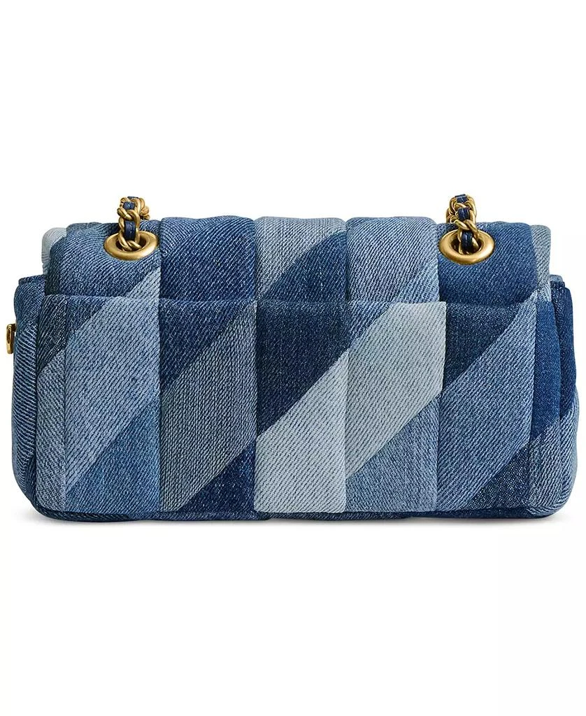 Coach Tabby Mini Denim Shoulder Bag 20 with Patchwork Quilting 4