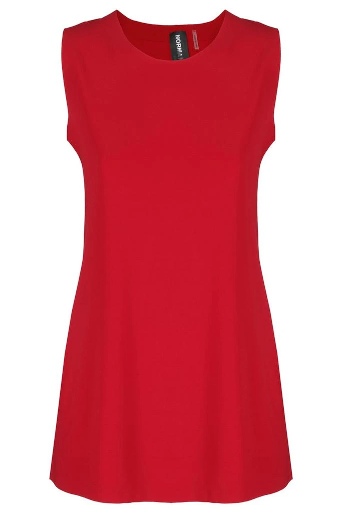 Norma Kamali Norma Kamali Round-Neck Sleeveless Top 1