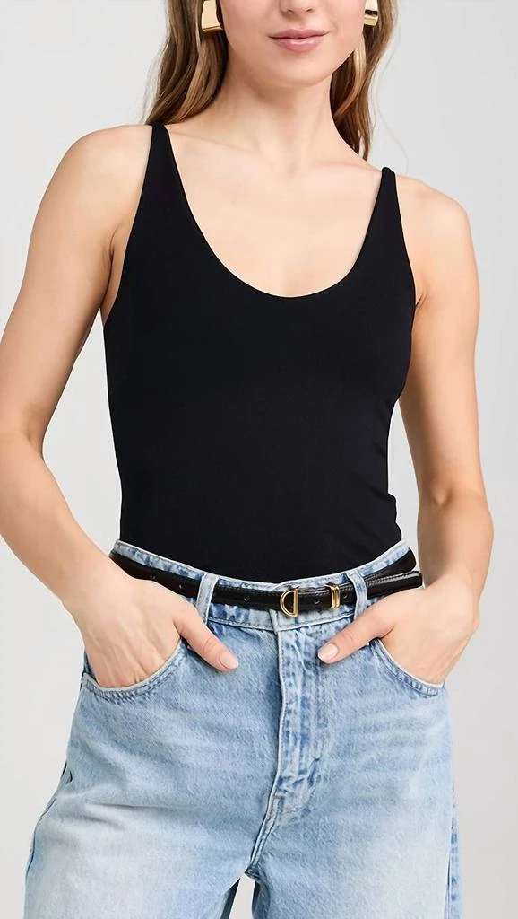 FRAME Women's Petit Crescent Belt In Black 4