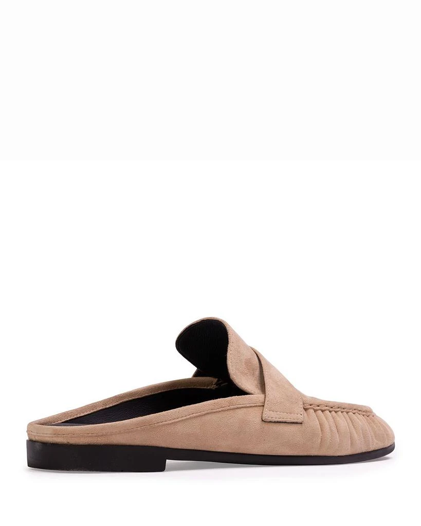 Black Suede Studio Women
s Gabby Loafer Mules 5