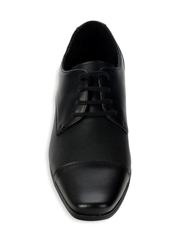 Calvin Klein Cap-Toe Leather Oxfords 6