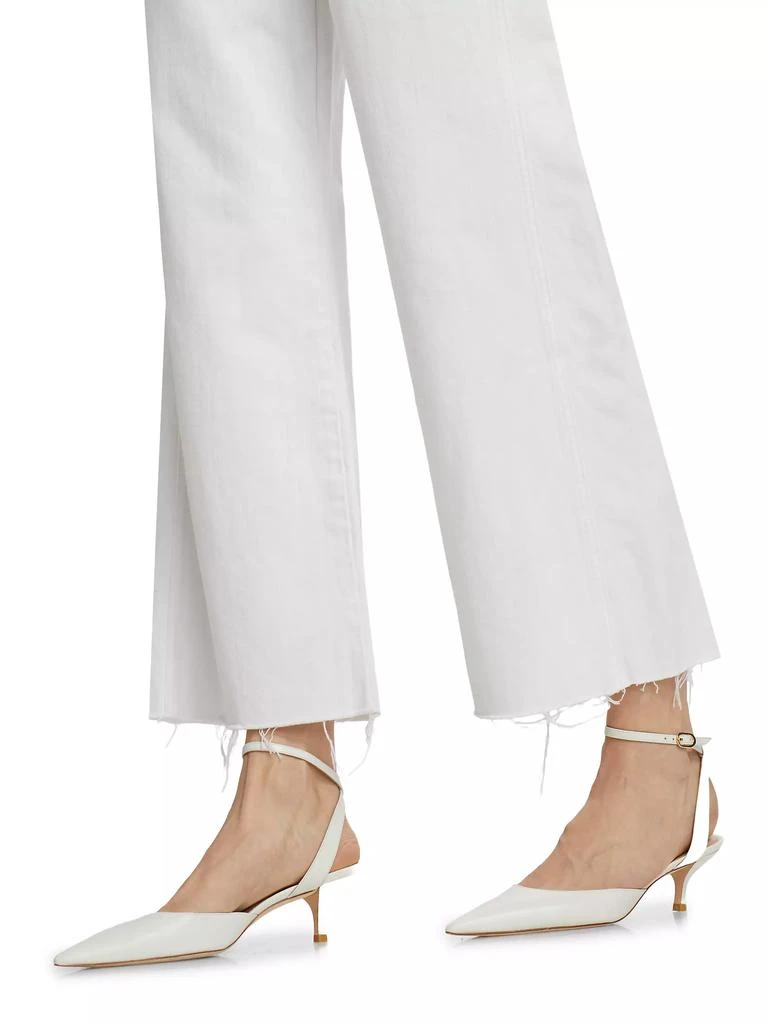 VERONICA BEARD Taylor High-Rise Cropped Wide-Leg Jeans 6
