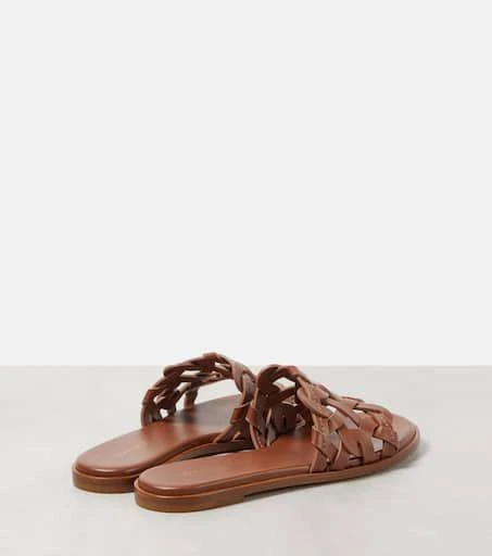 Gianvito Rossi Amalfi leather slides 2