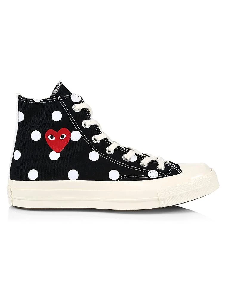 Comme des Garcons CdG PLAY x Converse Men's Chuck Taylor All Star Polka Dot High-Top Sneakers 1