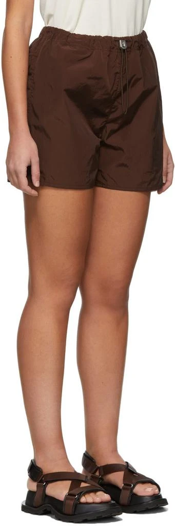 Jil Sander Brown Parachute Shorts 2