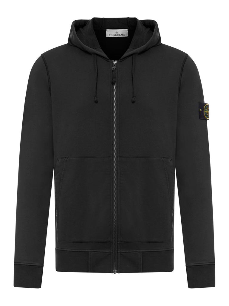 Stone Island Stone Island Compass Patch Zip-Up Hoodie