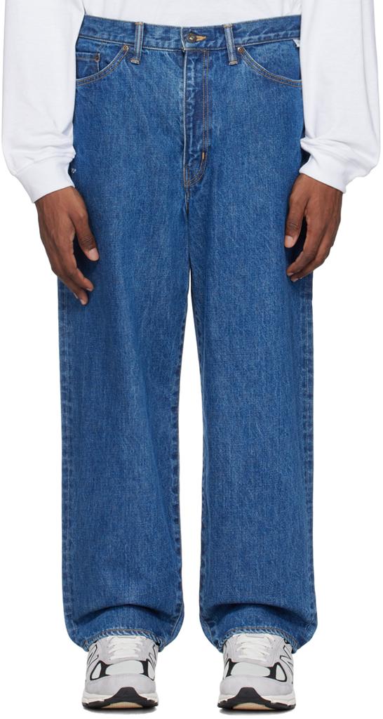 Wtaps Blue Blues Straight Jeans