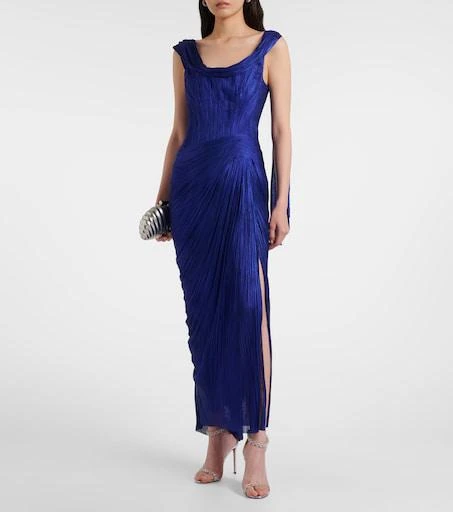 navy blue bridesmaid dresses with sleeves Navy Chiffon Bridesmaid Dress A-Line Maxi Long Sleeve